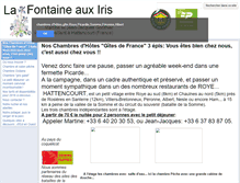 Tablet Screenshot of lafontaineauxiris.com